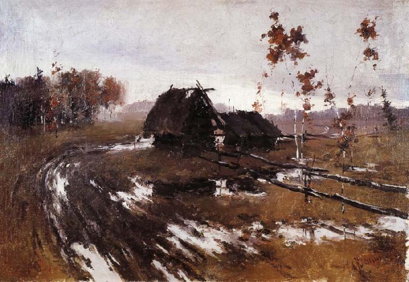 Nikolay Fechin Autumn oil painting picture